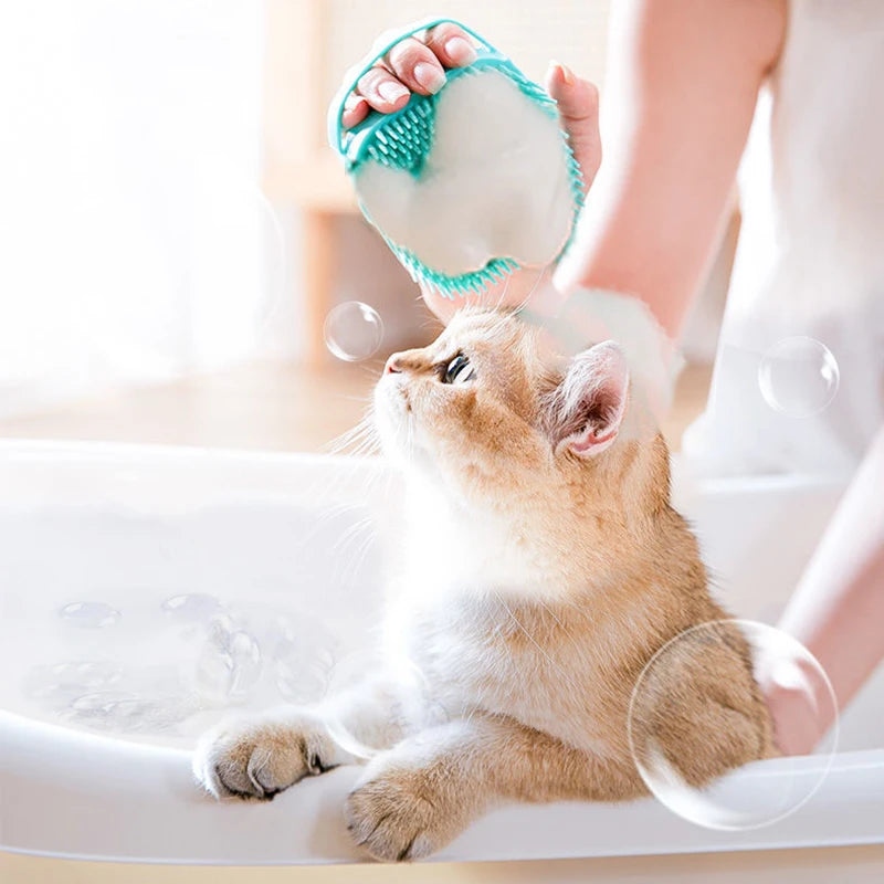 Brosse massante pour shampooing