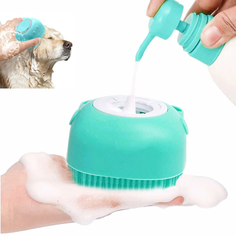 Brosse massante pour shampooing
